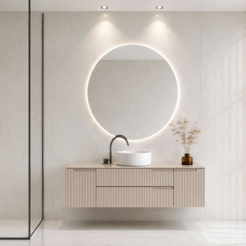 Mueble de baño suspendido de MDF lacado con 6 cajones | 3203