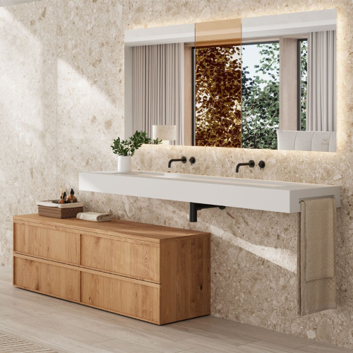 Mueble de baño de madera de 4 cajones | 3905